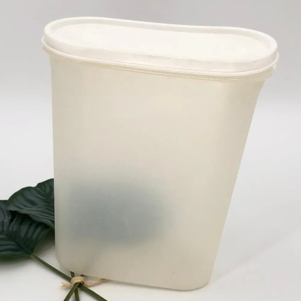 Vintage Tupperware White Snap Lid 9 3/4 Cups Module Mate 1614-21 Food Container